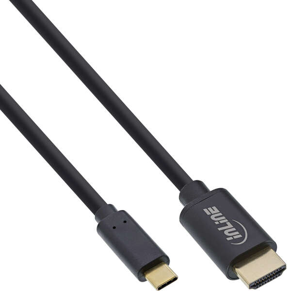 Naar omschrijving van 64115 - InLine® USB display cable, USB-C male to HDMI male, 5m