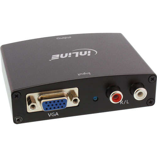 Naar omschrijving van 65004 - VGA to HDMI Converter, up to 1080p, with Audio