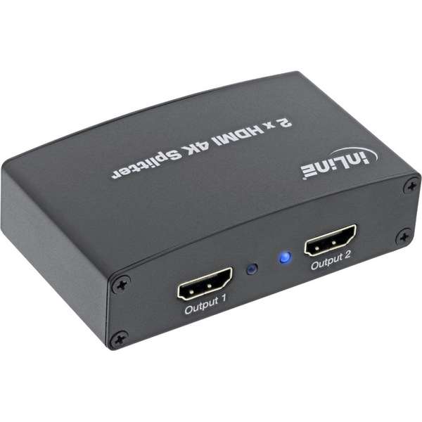 Naar omschrijving van 65009 - InLine Splitter HDMI 2 Port 4K2K UltraHD