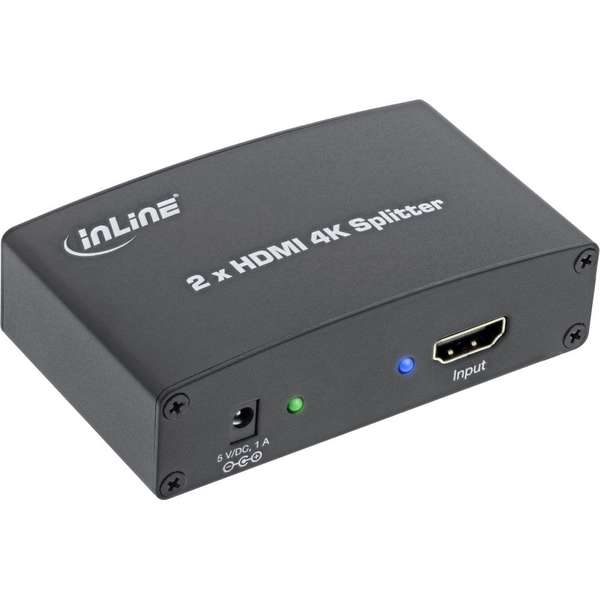 Naar omschrijving van 65009 - InLine Splitter HDMI 2 Port 4K2K UltraHD