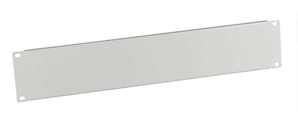 Naar omschrijving van 691266N - Blindplaat 19 inch  2HE RAL7035 grijs