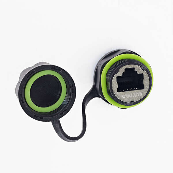 Naar omschrijving van 69927K - InLine® Patch cable coupler Cat.6A, IP68, RJ45 socket to plug, 20cm