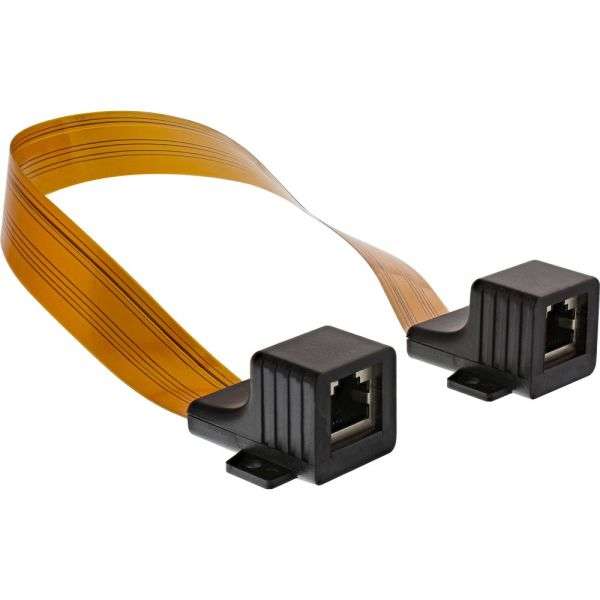 Naar omschrijving van 69991I - Zeer dunne RJ45 kabel voor Raam/Deur, 2x RJ45 V/V, 0.3m