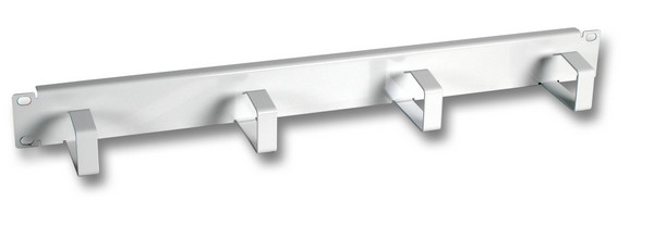 Naar omschrijving van 699995 - 19 inch kabelgeleider-rangeerpaneel, staal grijs