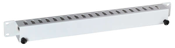 Naar omschrijving van 699999-1 - 19 inch kabelgeleider doorvoerpaneel 1HE Lichtgrijs