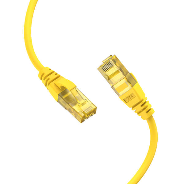 Naar omschrijving van 6AUGE015 - Pronetwork Cat. 6A U/UTP LSOH Patchkabel Geel 1,5 Meter