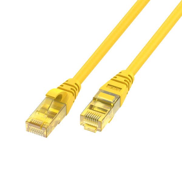 Naar omschrijving van 6AUGE015 - Pronetwork Cat. 6A U/UTP LSOH Patchkabel Geel 1,5 Meter