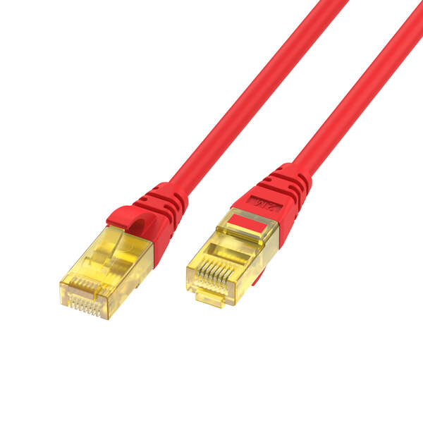 Naar omschrijving van 6AURD005 - Pronetwork Cat. 6A U/UTP LSOH Patchkabel Rood 0,5 Meter