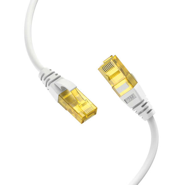 Naar omschrijving van 6AUWT300 - Pronetwork Cat. 6A U/UTP LSOH Patchkabel Wit 30 Meter