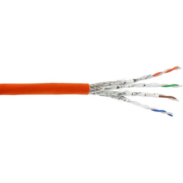 Naar omschrijving van 70300I - Installation Cable S/FTP PiMF Cat.7a AWG23 1200MHz halogen free orange 300m