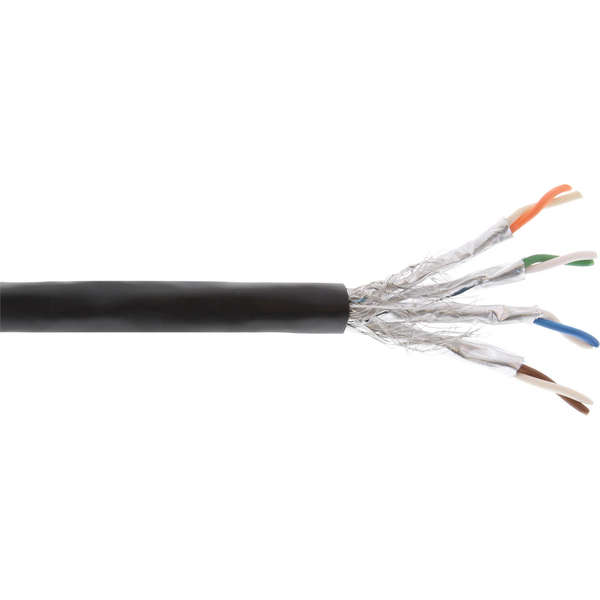 Naar omschrijving van 70300P - Outdoor Installation Cable S/FTP PiMF Cat.7a AWG 23 Copper 1200Mhz PE black 300m