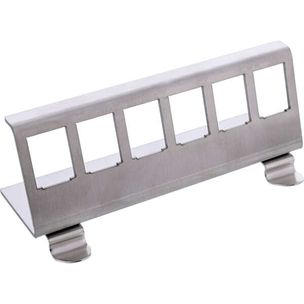 Naar omschrijving van 76203G - InLine® Keystone Mounting for DIN rail, 6-port, metal