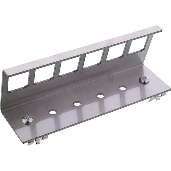 Naar omschrijving van 76203G - InLine® Keystone Mounting for DIN rail, 6-port, metal