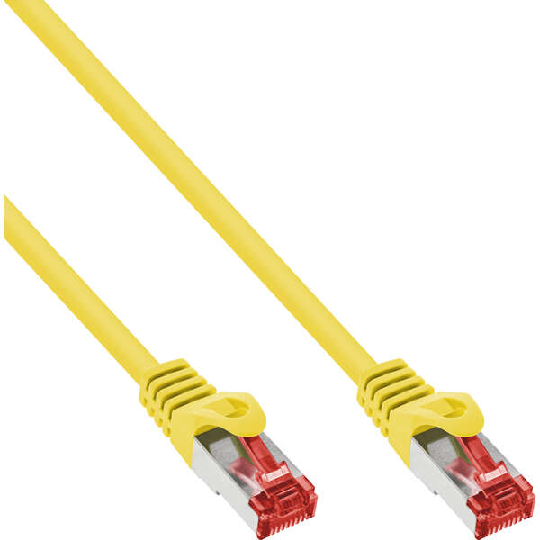 Naar omschrijving van 76430Y - InLine Patchkabel,  S-STP/PiMF, Cat. 6, geel, 30m