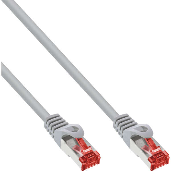 Naar omschrijving van 76440 - InLine® Patch Cable S/FTP PiMF Cat.6 250MHz PVC copper grey 40m