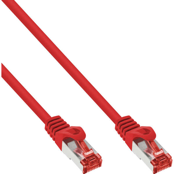 Naar omschrijving van 76440R - InLine® Patch Cable S/FTP PiMF Cat.6 250MHz PVC copper red 40m
