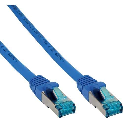 Naar omschrijving van 76800B - InLine Patchkabel Cat.6(A) S-STP/PiMF,  LSZH 500MHz, blauw, 10m