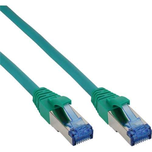 Naar omschrijving van 76800G - InLine Patchkabel Cat.6(A) S-STP/PiMF,  LSZH 500MHz, groen, 10m