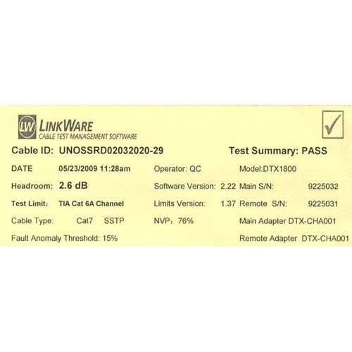 Naar omschrijving van 76811S - Patchkabel Cat.6(A) S-STP/PiMF, InLine, LSZH 500MHz, zwart, 1m