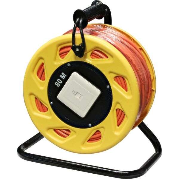 Naar omschrijving van 78592 - InLine LAN Cable drum, Cat.6A, S/FTP, 80m