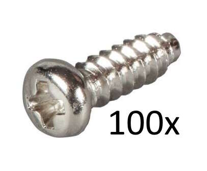 Naar omschrijving van 80550-100 - Schroefje, voor kunststof glasvezeladapters, per 100 stuks