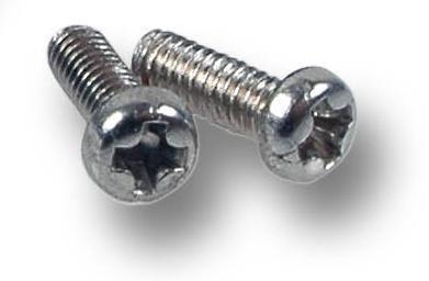 Naar omschrijving van 80715-1 - Schroefjes, voor metalen connectoren, met moertje, M2x10