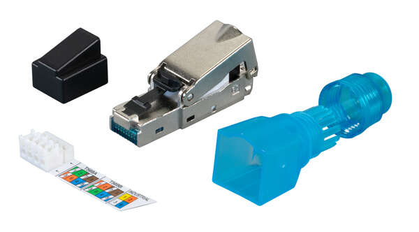 Naar omschrijving van 88035AV-1 - RJ45 Connector STP, Cat.6A, Field-Plug
