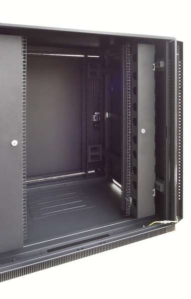 Naar omschrijving van AST19-8842GC - 19' Serverkast, 42U glazen deuren, 2 Compartimenten BxDxH 800x800x2000mm