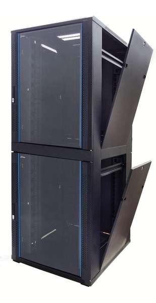 Naar omschrijving van AST19-8842GC - 19' Serverkast, 42U glazen deuren, 2 Compartimenten BxDxH 800x800x2000mm