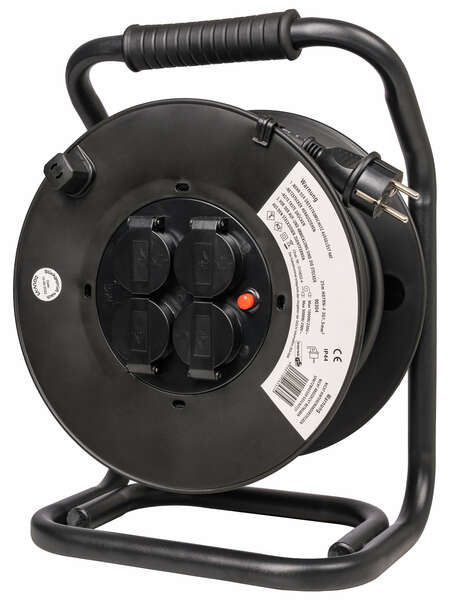 Naar omschrijving van 90303 - Target kabelhaspel 3G2,5 mm² zwart 40 meter stroomkabel