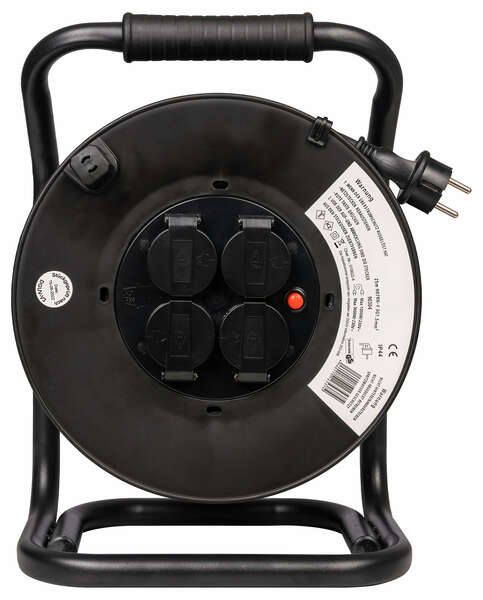 Naar omschrijving van 90303 - Target kabelhaspel 3G2,5 mm² zwart 40 meter stroomkabel