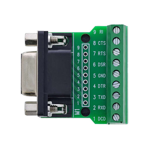 Naar omschrijving van 92501C - InLine Terminal block D-Sub 9 socket, screw terminal, screw fuse