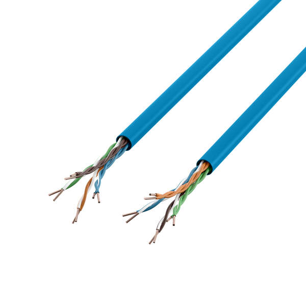 Naar omschrijving van 99960-305-CPR - INFRALAN Cat.6A 500 AWG23 U/UTP 4P CPR B2ca RAL5015 blue 305m