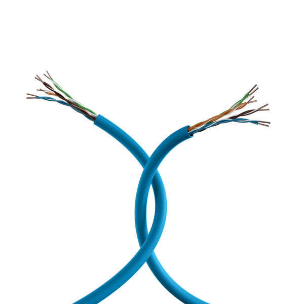 Naar omschrijving van 99960-500-CPR - INFRALAN Cat.6A 500 AWG23 U/UTP 4P CPR B2ca RAL5015 blue 500m
