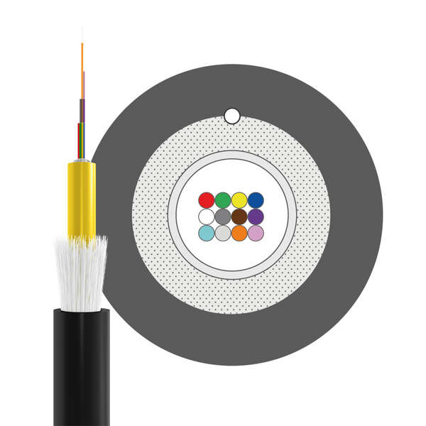 Naar omschrijving van 55212-1OM4 - Fiber Outdoor kabel 12 vezels OM4 per meter