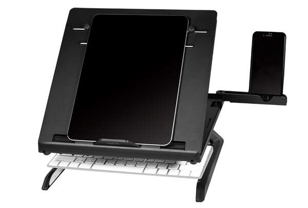 Naar omschrijving van AA0133 - Notebook stand, foldable, height adjustable, black