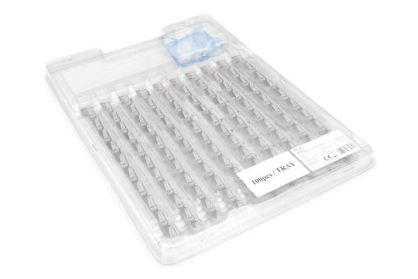 Naar omschrijving van AK-219603-100 - CAT 6 Modular Plug, 8P8C, shielded for Round Cable, pass through connector, 100 pcs.