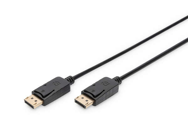 Naar omschrijving van AK-340100-020-S - DisplayPort Connection Cable, Type DP M/M, 2.0m, w/interlock, UHD 4K, DP 1.2, bl
