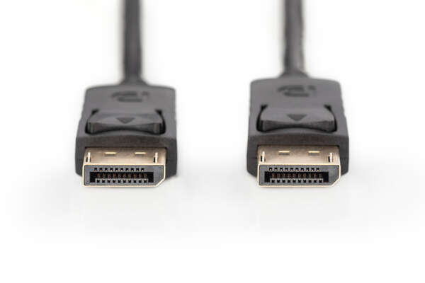 Naar omschrijving van AK-340100-030-S - DisplayPort Connection Cable, Type DP M/M, 3.0m, w/interlock, UHD 4K, DP 1.2, bl