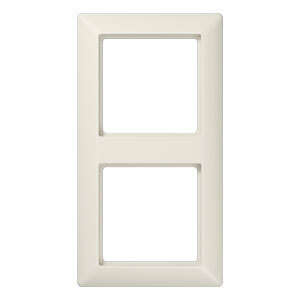 Naar omschrijving van AS582 - JUNG afdekraam 2 voudig - as500 crèmewit RAL1013