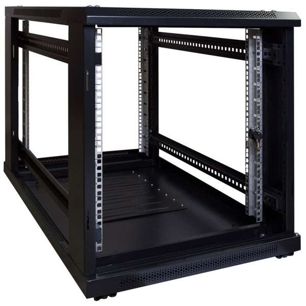 Naar omschrijving van AST19-6812PP - 12U mini serverkast met geperforeerde deur 600x800x720mm (BxDxH)