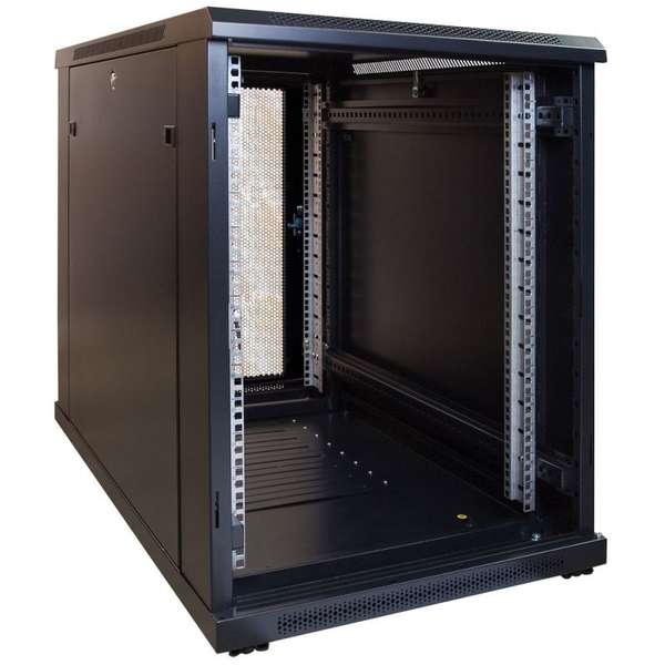 Naar omschrijving van AST19-6615PP-MINI - 15U mini serverkast met geperforeerde deur 600x600x860mm (BxDxH)