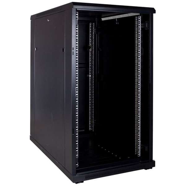 Naar omschrijving van AST19-6022 - 22U serverkast met glazen deur 600x1000x1200mm (BxDxH)
