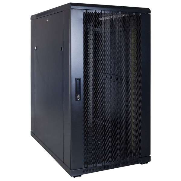 Naar omschrijving van AST19-6022PP - 22U serverkast met geperforeerde deur 600x1000x1200mm (BxDxH)