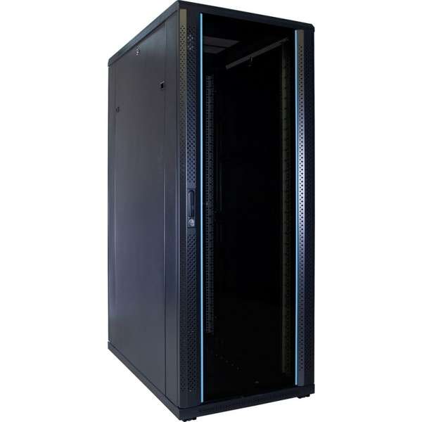 Naar omschrijving van AST19-6032 - 32U serverkast met glazen deur 600x1000x1600mm (BxDxH)