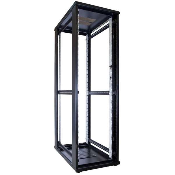 Naar omschrijving van AST19-6042 - 42U, 19Inch serverkast, glazen deur (BxDxH) 600x1000x1983mm