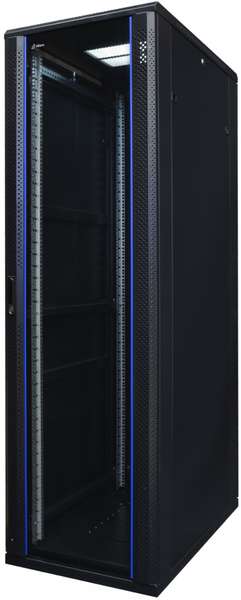 Naar omschrijving van AST19-6042 - 42U, 19Inch serverkast, glazen deur (BxDxH) 600x1000x1983mm