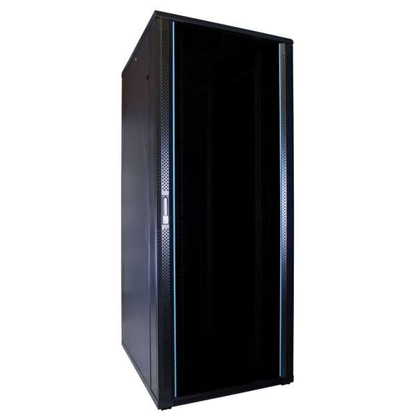 Naar omschrijving van AST19-6047 - 47U serverkast met glazen deur 600x1000x2200mm (BxDxH)