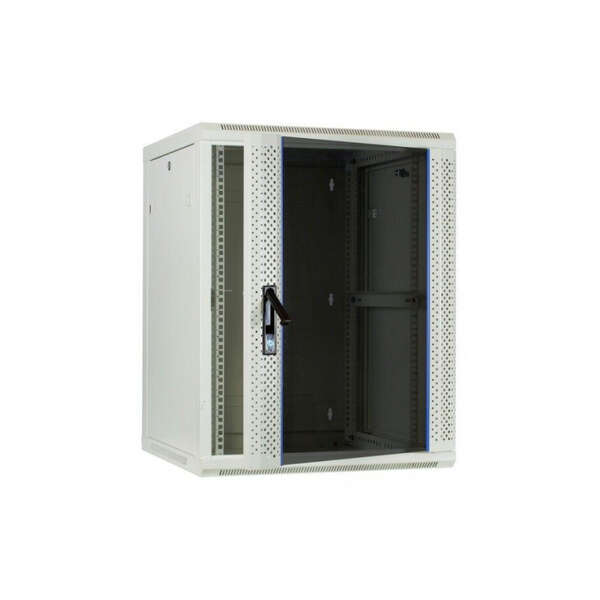 Naar omschrijving van AST19-6627W-WAND - 27U witte wandkast met glazen deur 600x600x1400mm (BxDxH)