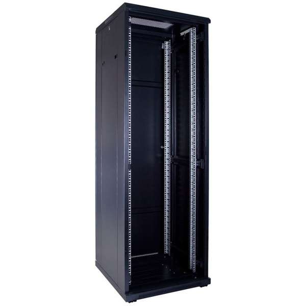 Naar omschrijving van AST19-6637 - 37U, 19Inch serverkast, glazen deur (BxDxH) 600x600x1761mm